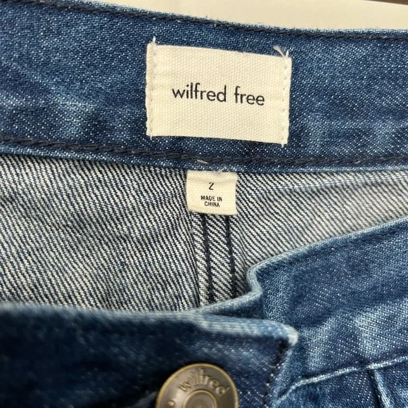 Aritzia Wilfred Free, Aritzia, High Rise, Straight Relaxed Leg, Demin Jeans - Picture 3 of 6